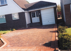 Superb driveway in Marshalls burnt ochre